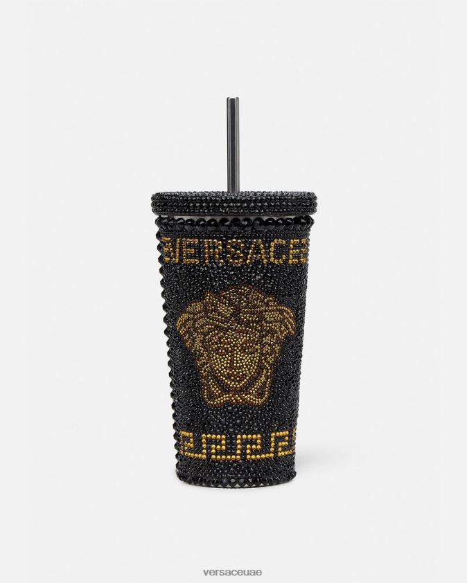 نحيف كوب سفر كريستال ميدوسا Versace أصفر 0FVD2J1206 الملابس الداخلية وملابس البحر