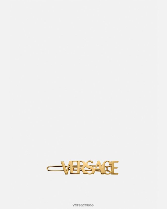 نحيف مقطع شعر على اليمين بشعار Versace ذهب 0FVD2J848 مُكَمِّلات